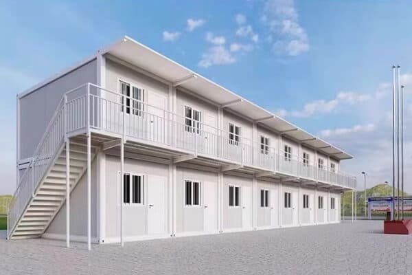 walkway with railings